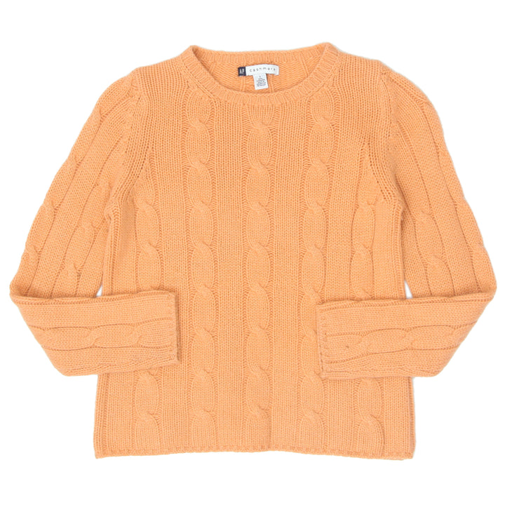 Ladies GAP 100% Cashmere Cable Knit Sweater