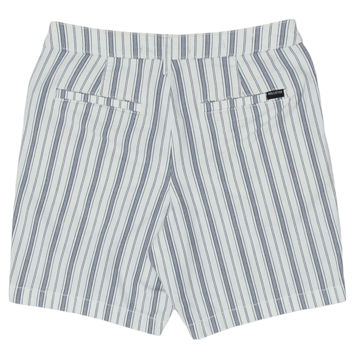Mens Hollister Beach Prep 7' Chino Stripes Shorts
