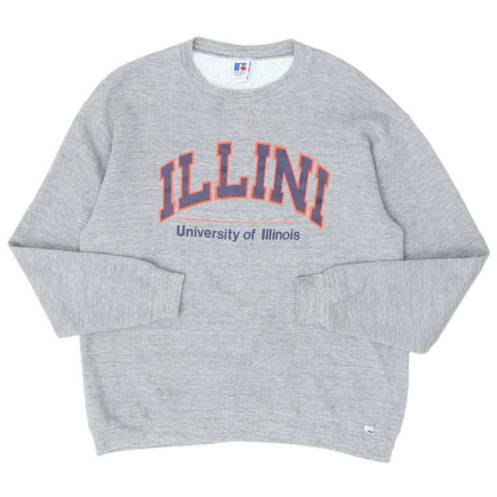 Vintage Russell Athletic University Of Illinois Sweatshirt Made in USA