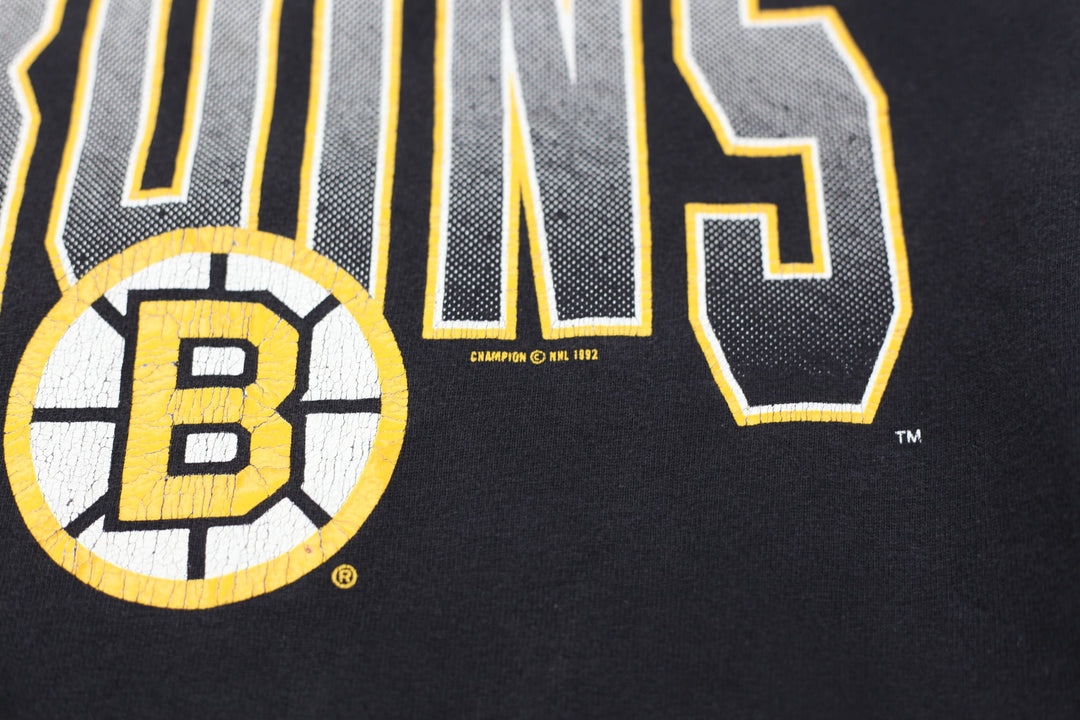 Vintage Champion 1992 Boston Bruins Crewneck Sweatshirt Made In USA