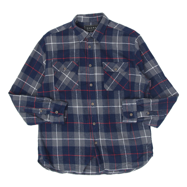 Mens Jachs New York Plaid Heavyweight Flannel Shirt