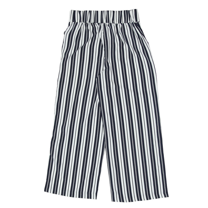 Ladies Striped Ardene Wide Leg Pants