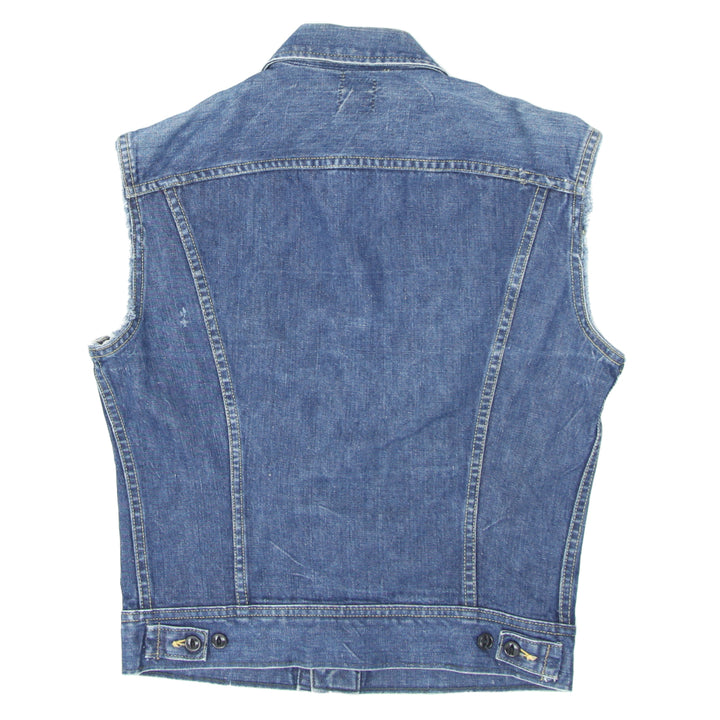 Vintage Lee Sanforized 101-J Denim Vest Made in USA