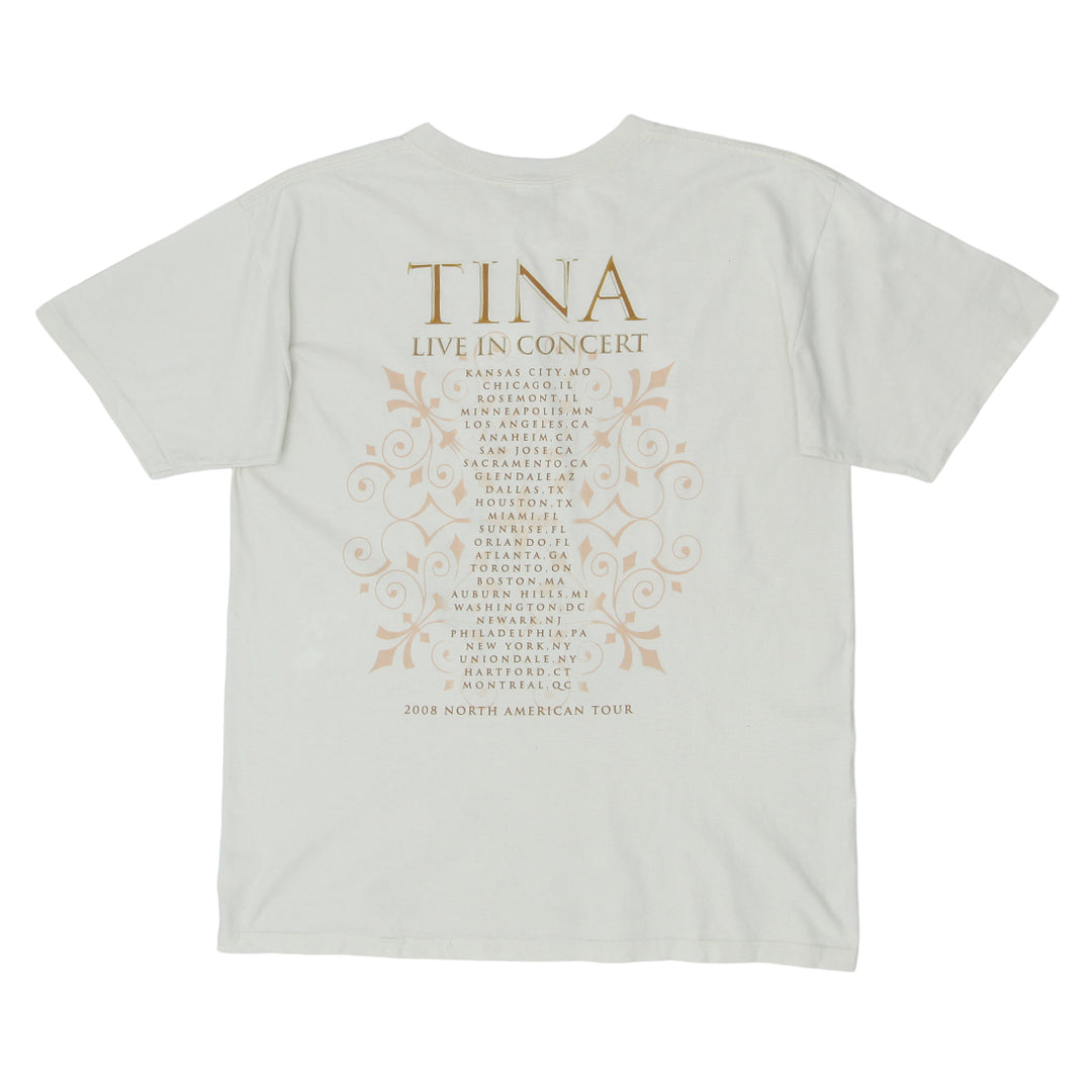 Vintage Tina Turner Live In Concert North American Tour T-Shirt Anvil L