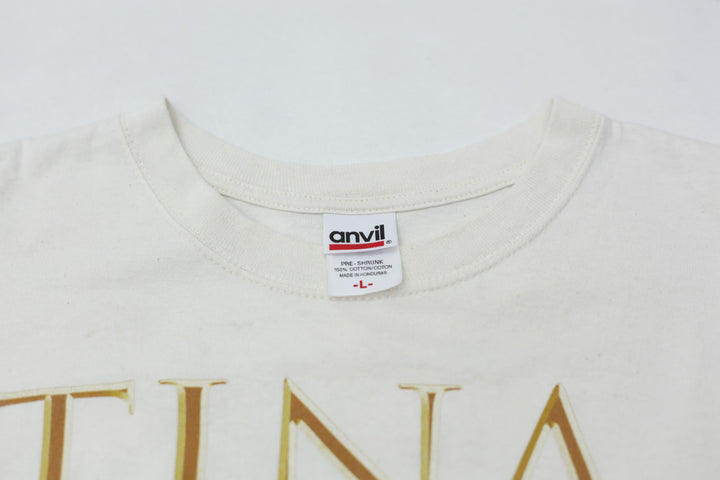 Vintage Tina Turner Live In Concert North American Tour T-Shirt Anvil L