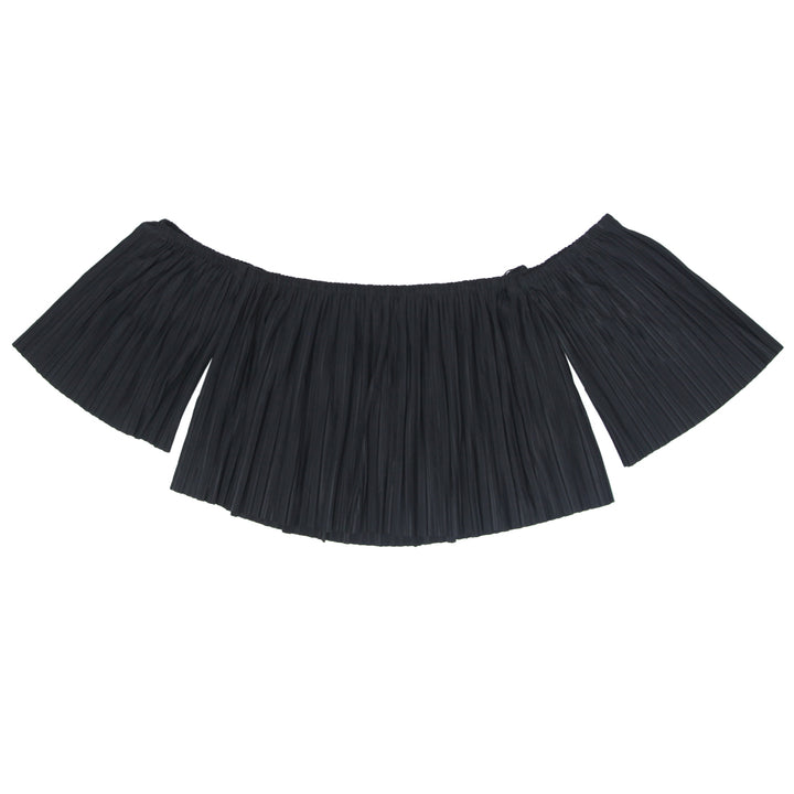 Ladies Guess Off-Shoulder Pleated Crop Top