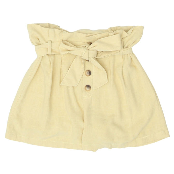 Ladies TopShop Paper Bags High Waist Belted Shorts