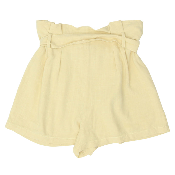 Ladies TopShop Paper Bags High Waist Belted Shorts