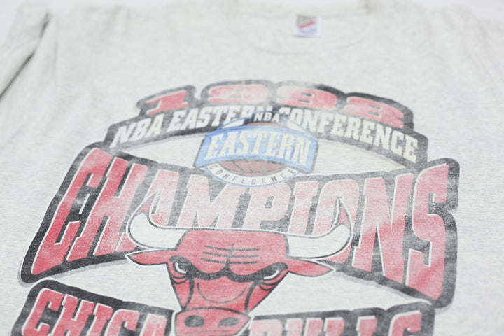 1998 Vintage Chicago Bulls NBA Eastern Conference Champion T-Shirt Made In USA XL