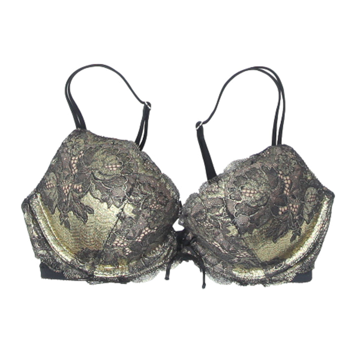 Ladies Metallic Push Up Padded Bra