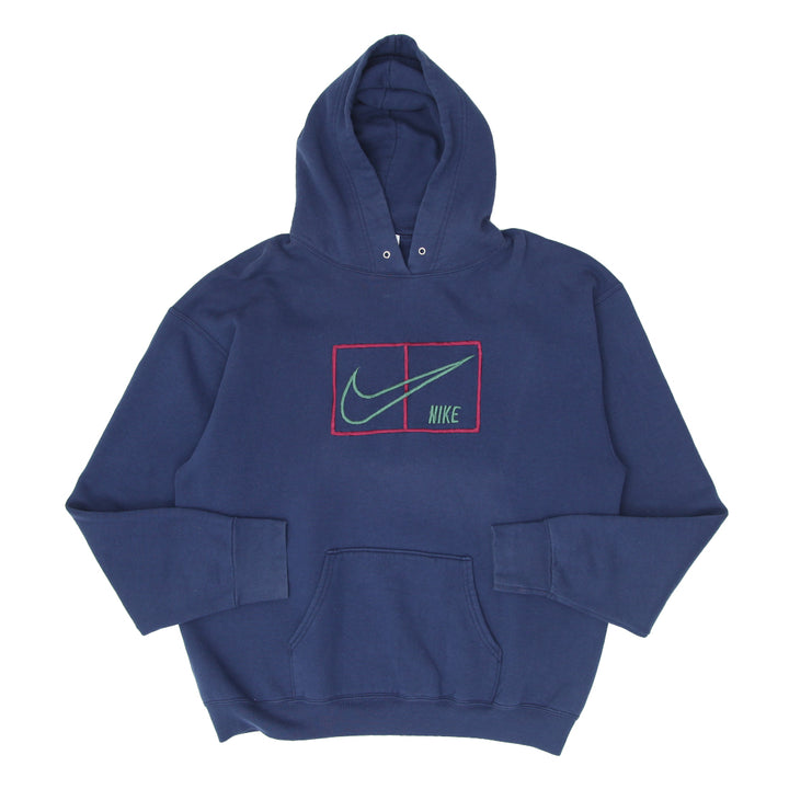 Vintage Embroidered Nike Spell Out Made In USA Pullover Hoodie