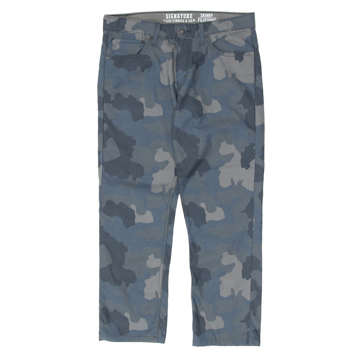 Mens Signature By Levi Strauss & Co. Skinny Camo Pants