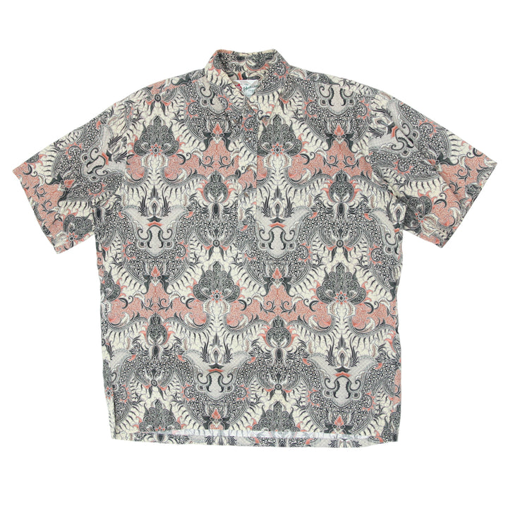 Mens Hilo Hattie The Hawaiian Original Half Button Printed Shirt