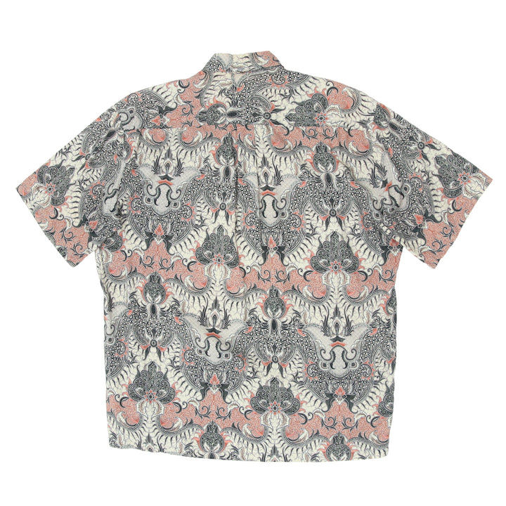 Mens Hilo Hattie The Hawaiian Original Half Button Printed Shirt