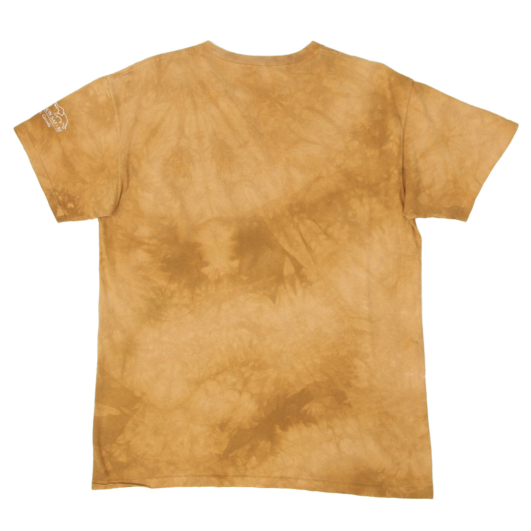 Mens The Mountain Lion Pride Large Print Tie Dye T-Shirt