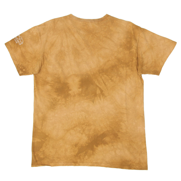 Mens The Mountain Lion Pride Large Print Tie Dye T-Shirt