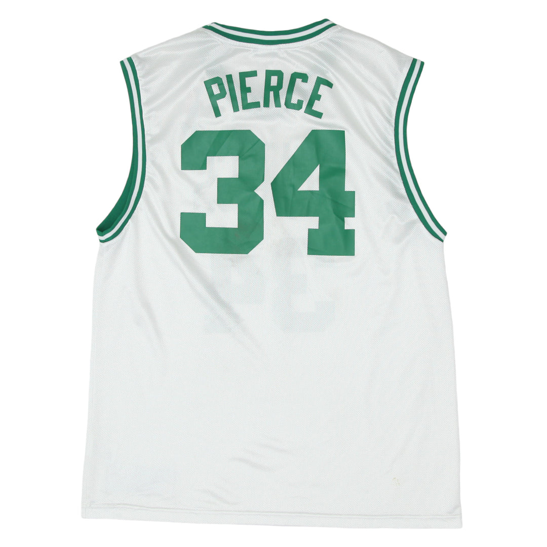 Mens Reebok NBA Boston Celtics Pierce 34 Basketball Jersey