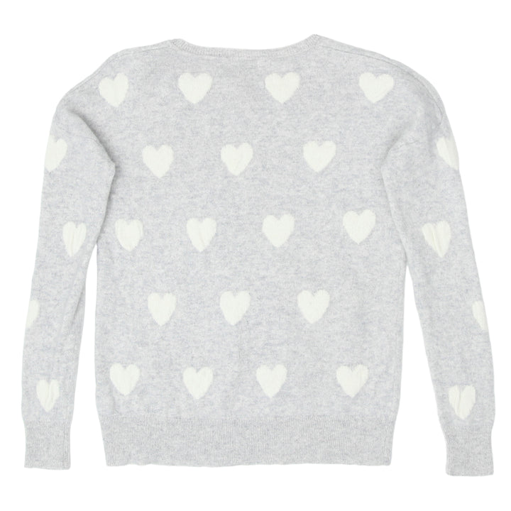 Ladies Christian Siriano Hearts Cashmere Sweater