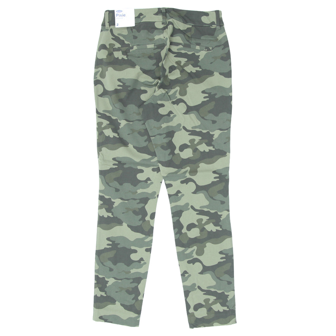 Ladies Old Navy Camo High Rise Pants