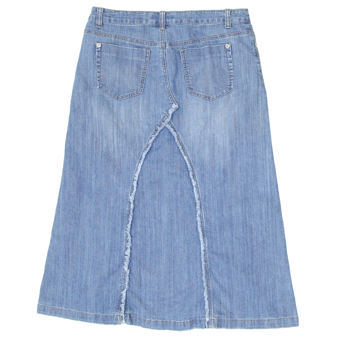 Ladies Baccini Long Denim Skirt