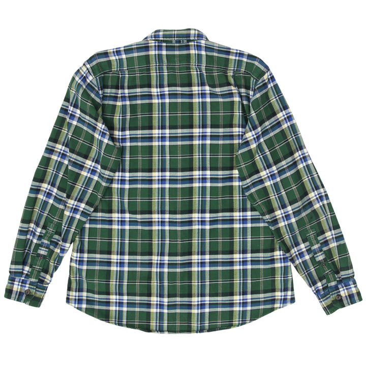 Mens Eddie Bauer Plaid Long Sleeve Shirt