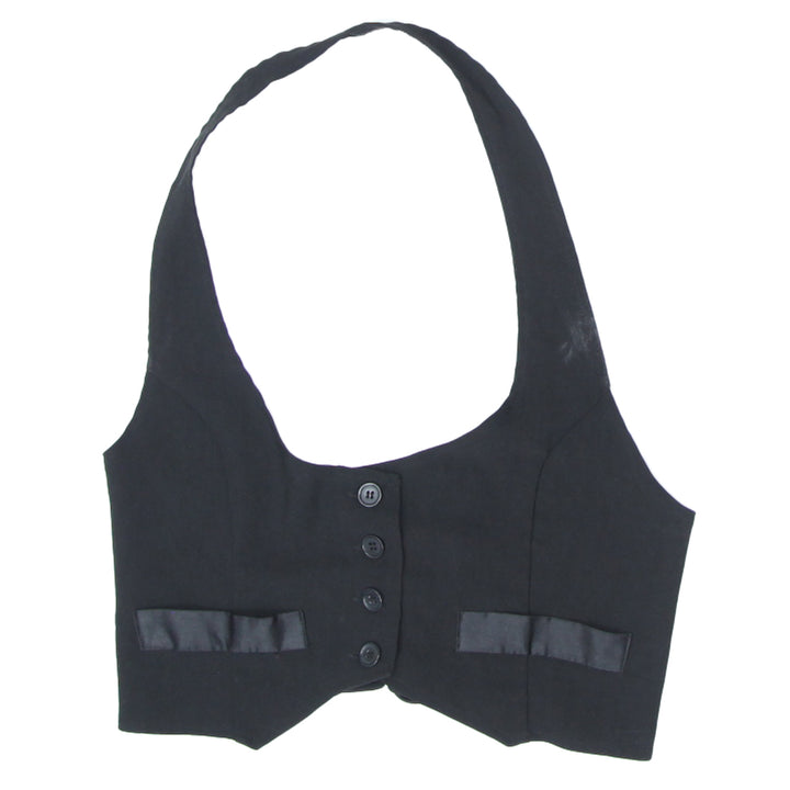 Y2K Ladies Halter Waistcoat