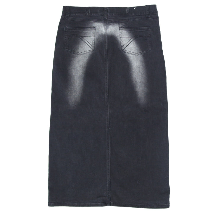 Y2K Defuze Long Denim Skirt