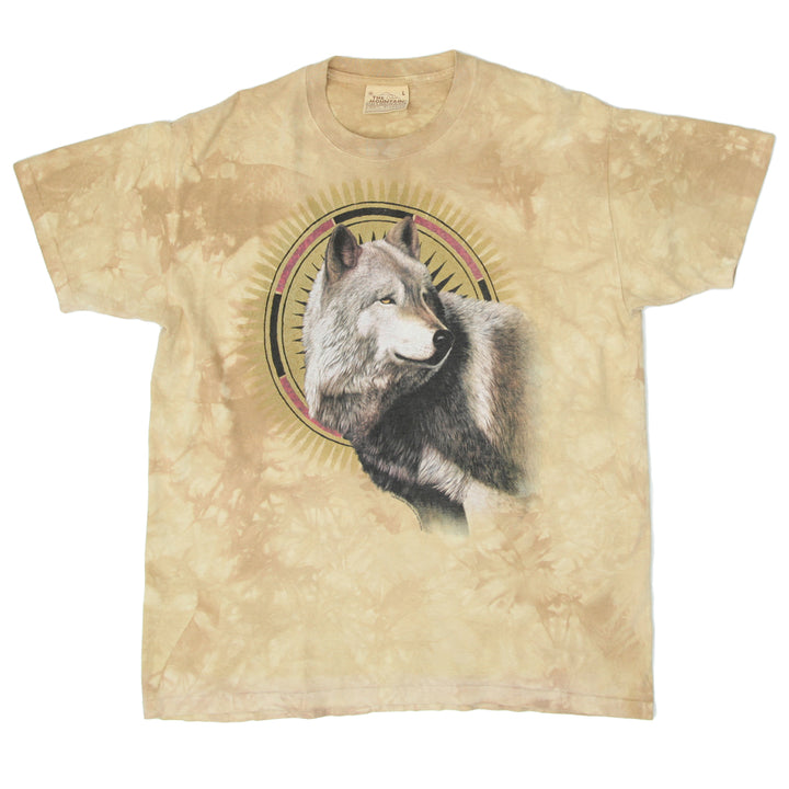 Mens The Mountain Wolf Tie Dyed T-Shirt