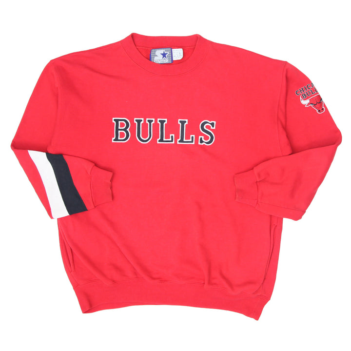 Vintage Starter Chicago Bulls Embroidered Sweatshirt