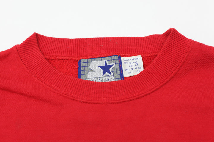 Vintage Starter Chicago Bulls Embroidered Sweatshirt