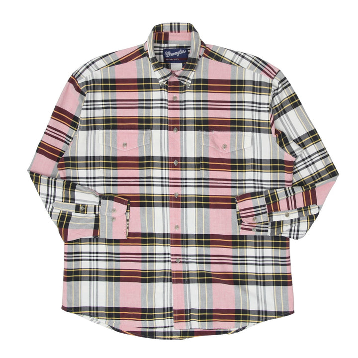 Mens Wrangler Plaid Western Shirts