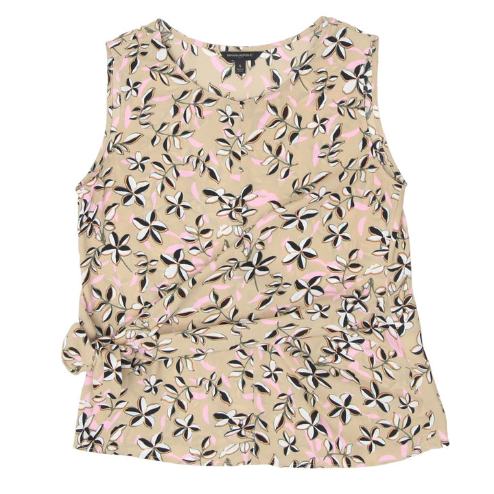 Ladies Banana Republic Sleeveless Floral Top