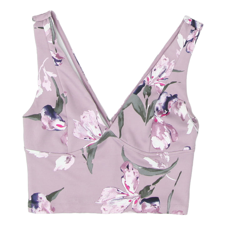 Ladies Floral Sleeveless Crop Top