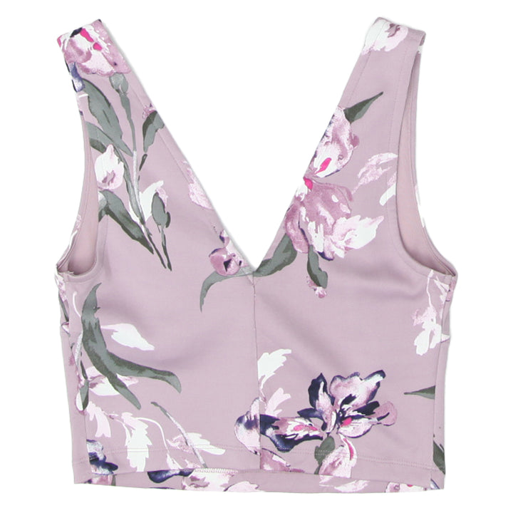 Ladies Floral Sleeveless Crop Top