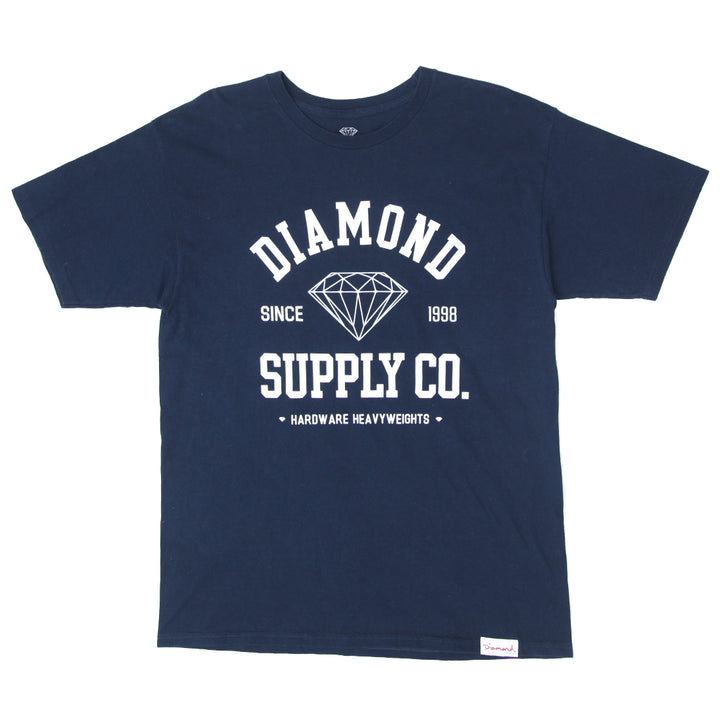 Mens Diamond Supply & Co. Navy Crewneck T-Shirt