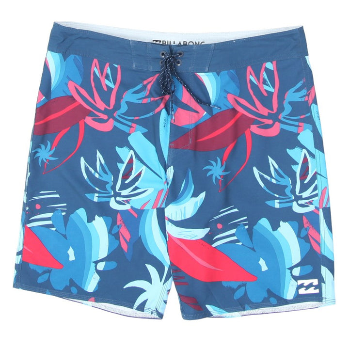 Mens Billabong Leaf Print Board Shorts