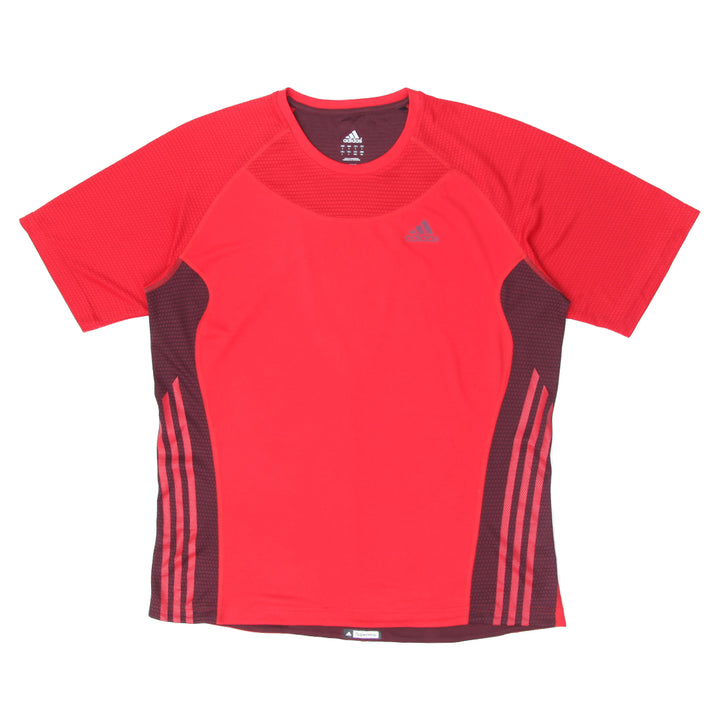 Mens Adidas Red Sports T-Shirt