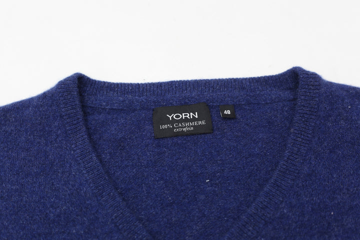Mens Yorn 100% Cashmere V-Neck Sweater