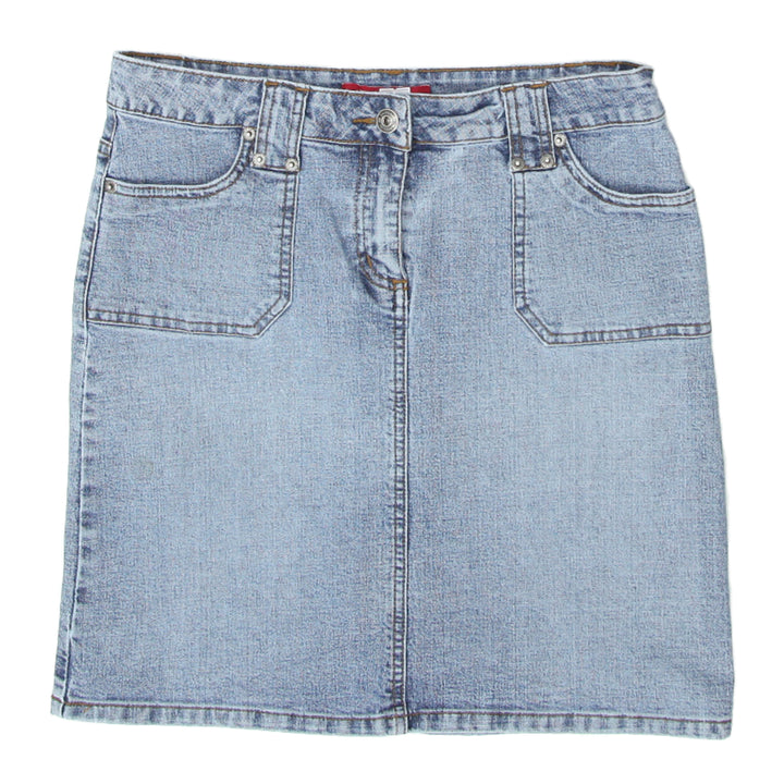 Y2K Denim Gasoline Mini Skirt