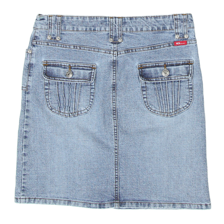 Y2K Denim Gasoline Mini Skirt