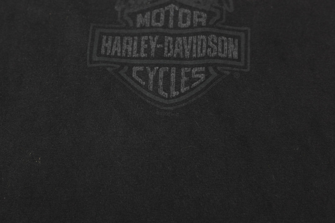 Vintage Harley Davidson Savannah Georgia T-Shirt Made in USA Black XL