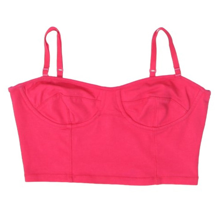 Y2K Strappy Pink Crop Top