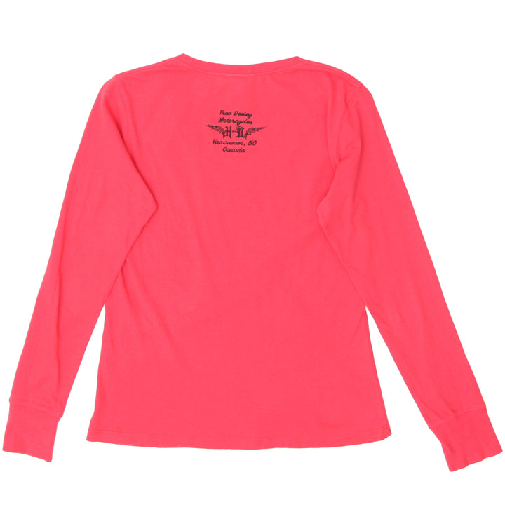 Y2K Harley Davidson Embroidered Long Sleeve T-Shirt