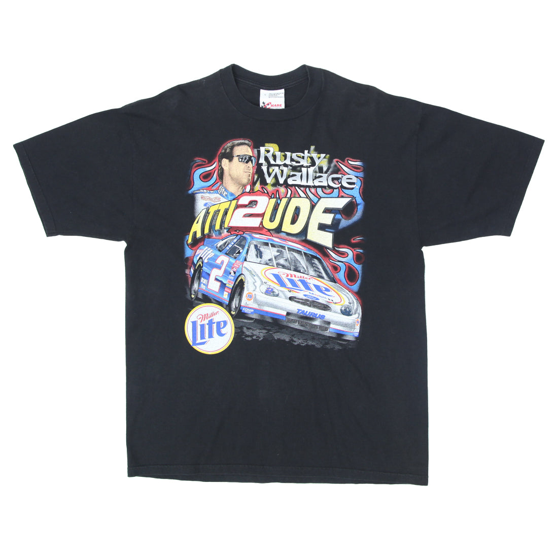 Mens Chase Authentics Rusty Wallace Nascar Racing T Shirt