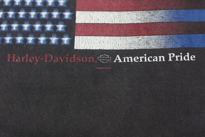 2002 Vintage Harley Davidson Of New York City T-Shirt Made in USA Black 2X