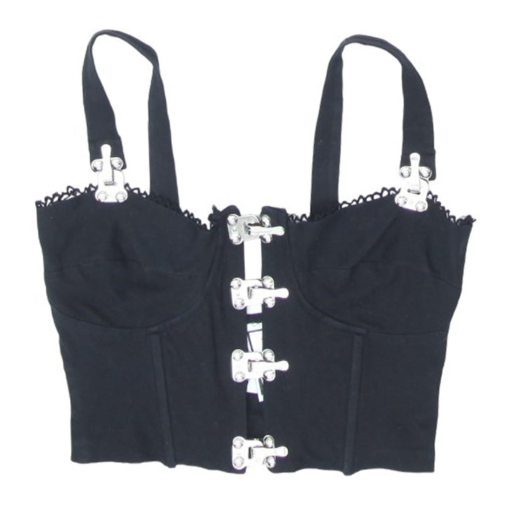 Y2K Strappy Buckle Crop Top