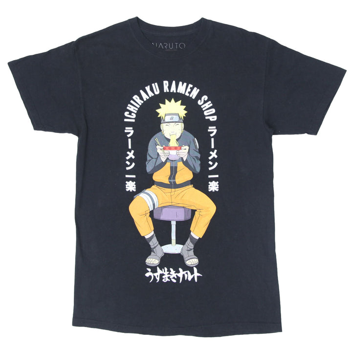 Mens Naruto Shippuden Ichiraku Ramen Shop Anime Short Sleeve T-Shirt