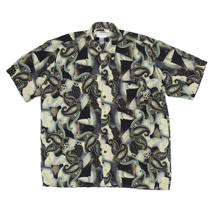 Mens Comodo Collection Paisley Print Shirt