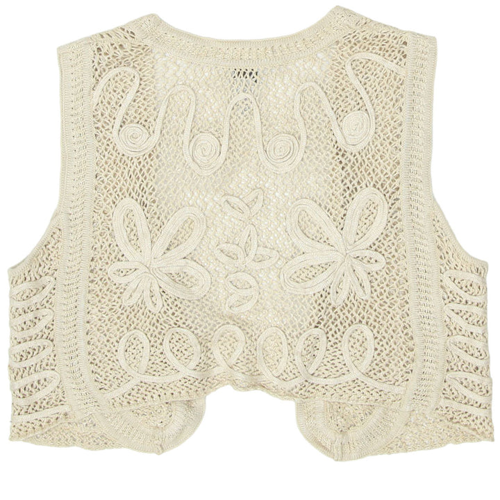 Y2K Crochet Sleeveless Top