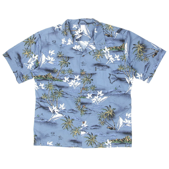 Mens Palm Wave Hawaiian Shirt